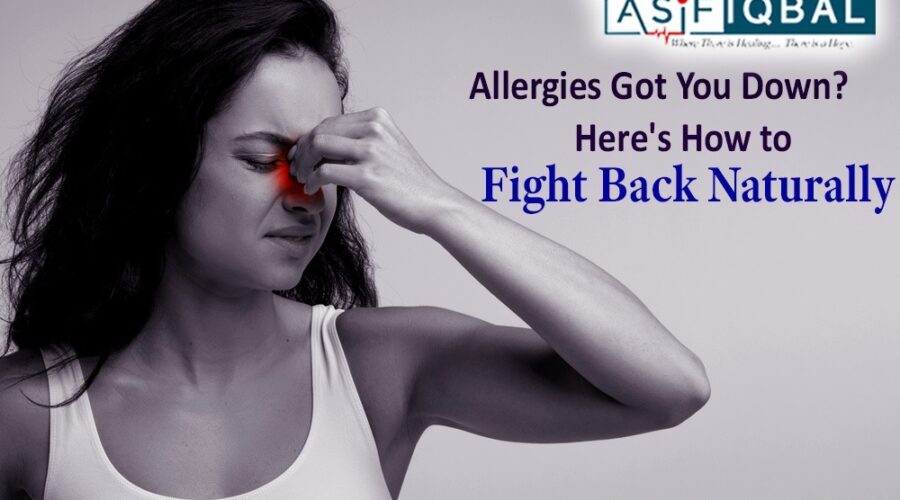 team inhalation with eucalyptus oil for sinus and allergy relief